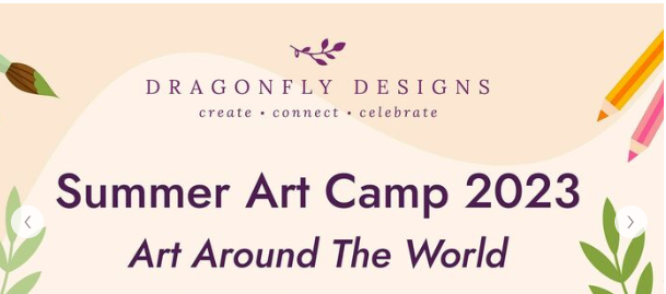 Summer Camp Art Around the World [Class in San Francisco] Dragonfly